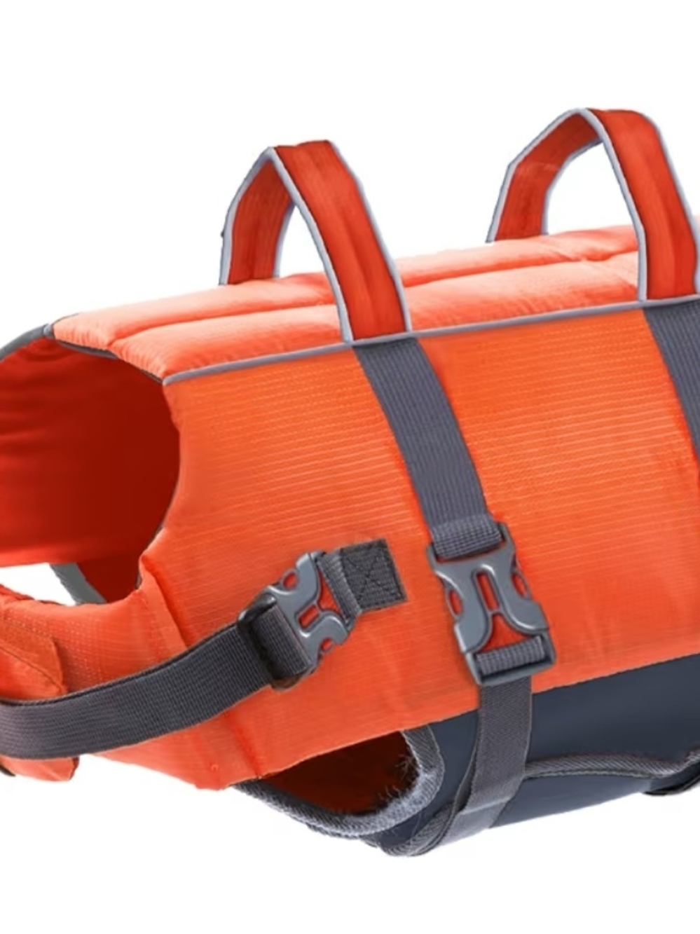 Outward Hound Orange Life Jacket with Black Straps